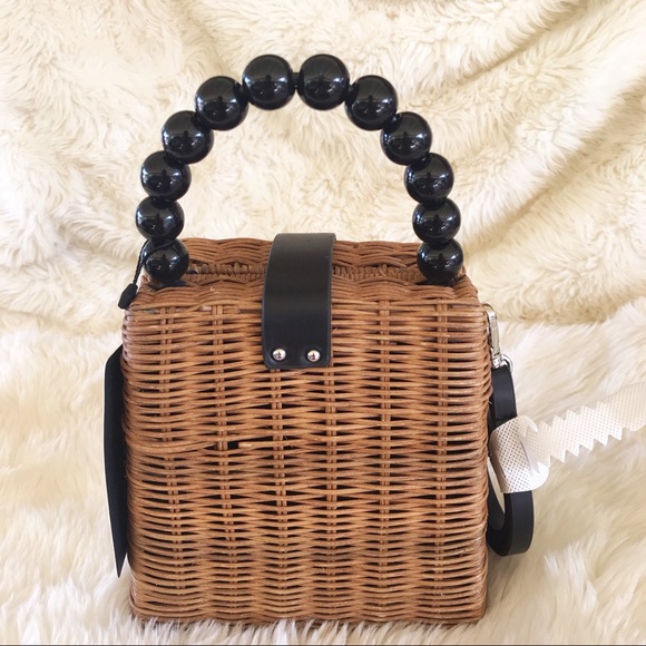 Zara straw bag/ crossbody - Picture 4 of 6